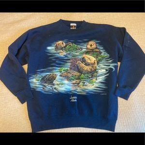 Large otter sweatshirt